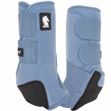 CLASSIC EQUINE LEGACY 2 Front Boots Demin Limestone Clothing