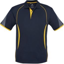 Razor Polo Mens Navy/Gold