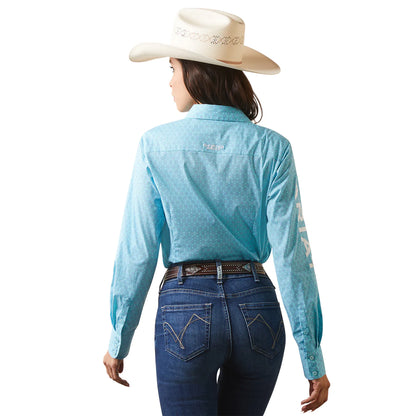 Ariat Wrinkle Resist Team Kirby Stretch Shirt - Caidan Print