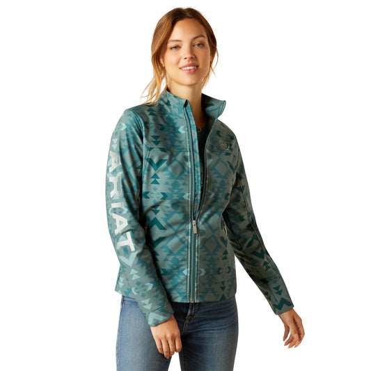 Ariat New Team Softshell Print Water Resistant Jacket