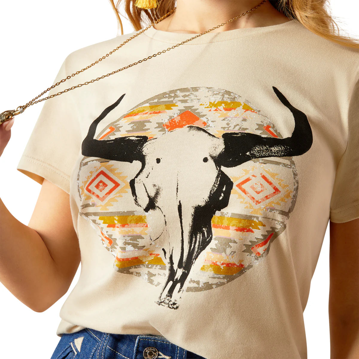 Ariat Longhorn Watercolor T-Shirt