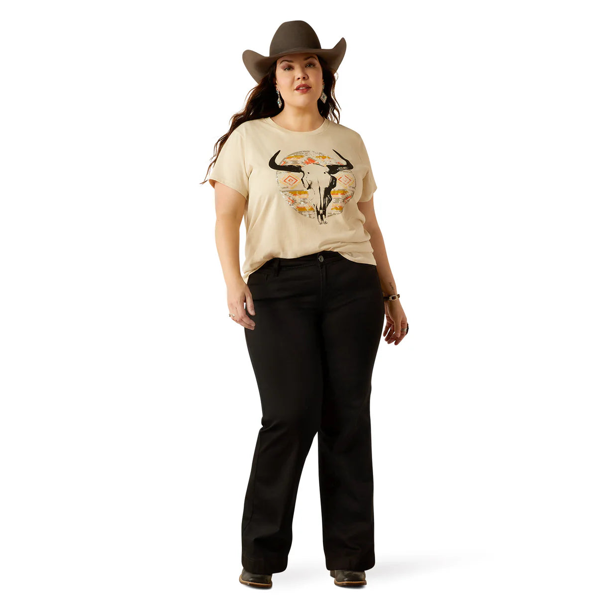 Ariat Longhorn Watercolor T-Shirt