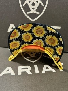 Ariat Sunflower Script Trucker Cap - Blue Burst