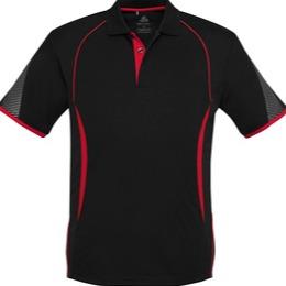 Razor Polo Mens Black/Red