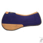 Contoured Wool/Felt with Leather wear pads - Navy