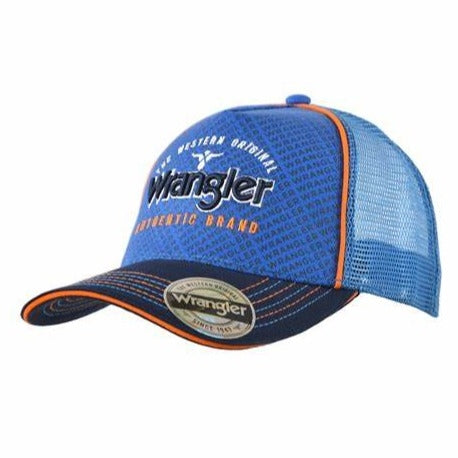 Wrangler Kids Bridge Trucker Cap Navy/Royal