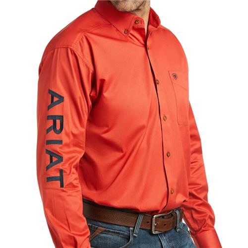 Ariat Team Logo Classic Shirt Autumn Blaze