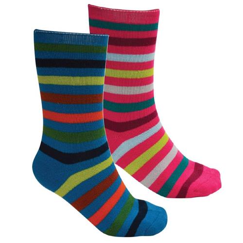 T/C Kids Thermal sock Twin pk