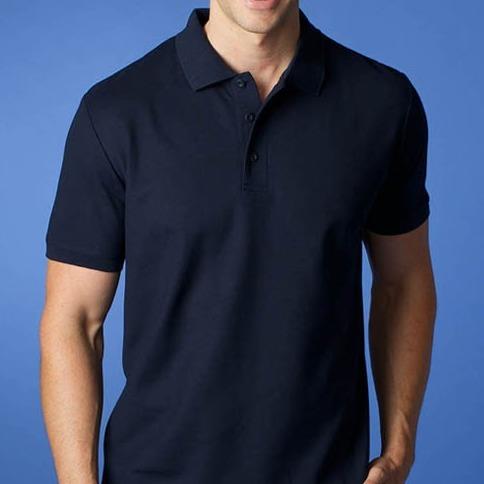 Mens Botany Polo Black