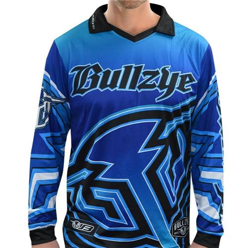 Bullzye Mens Fishing Shirt Blue XL