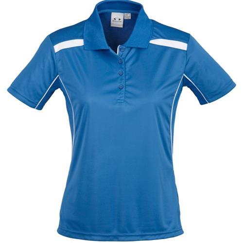 Mens United S/S Polo Royal/White