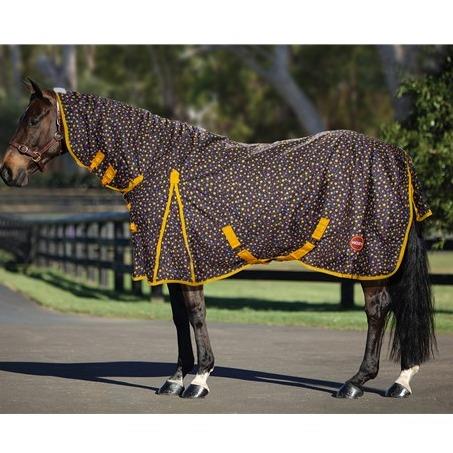 Kozy 1200D Nylon Horse Rug Combo Black Emoji