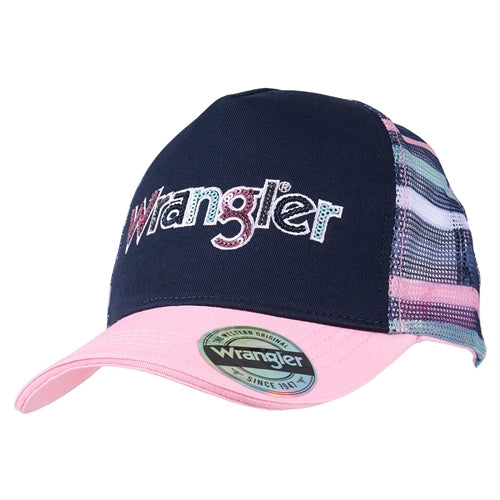 Wrangler Kid’s Tori High Profile Ponytail Trucker Cap