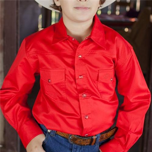 Brigalow Shirt Boys Red