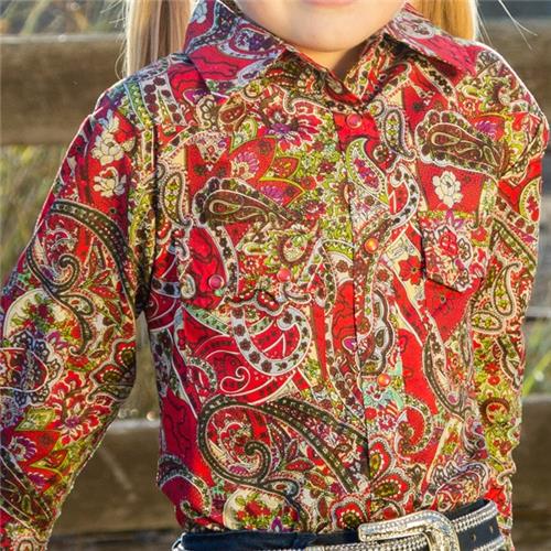 Brigalow Girl Riverina Red L/S Shirt