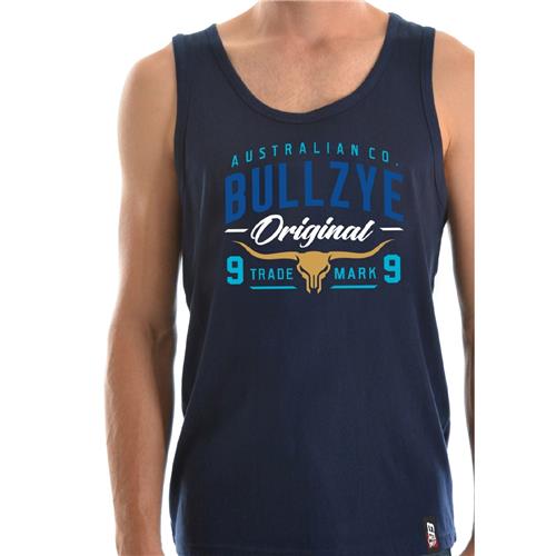 Bullzye Men Trademark Singlet