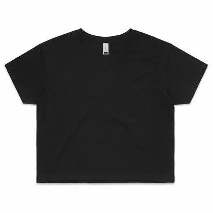 As Color Crop Tee Black