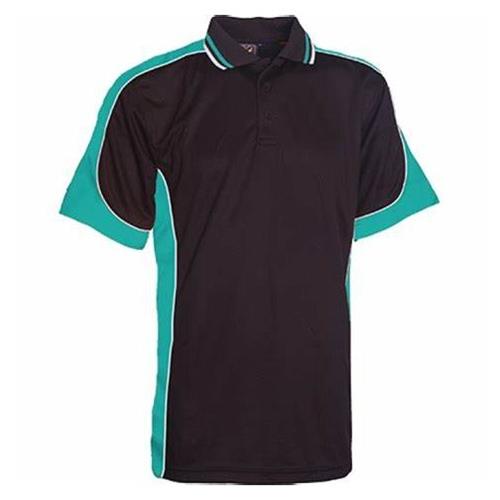 Be Seen Polo Black/Teal/White