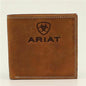 ARIAT Large Bi-Fold Medium Brown Wallet - copy