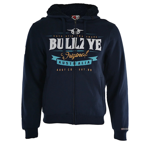 Bullzye Mens Dylan Zip Up Hoodie