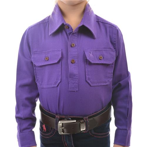 T/Cook Kids Hvy Cotton Placket Shirt