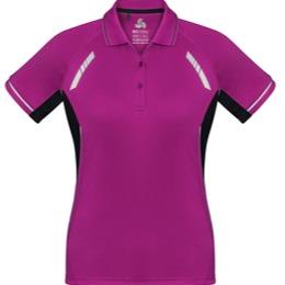 Lady Renegade Magenta/Black/Silver Polo