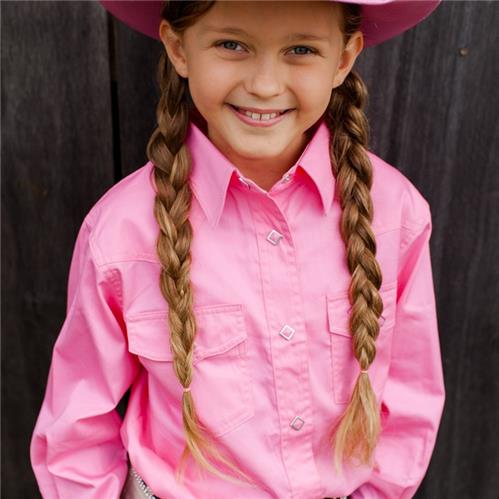 Brigalow Girls Pink Shirt