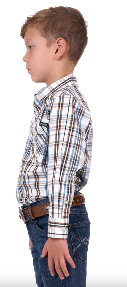 Pure Western Boys Evan L/S Shirt