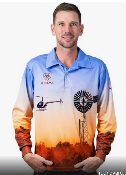 Ariat Fishing Shirt Windmill