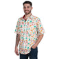 Just Country Men's - Jordan - Full Button - Short Sleeve - White Cactus/Chilli