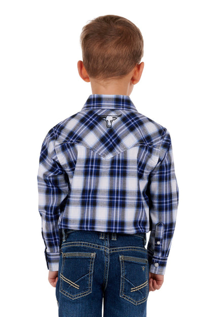 Pure Western Boys Mitchell L/S Shirt