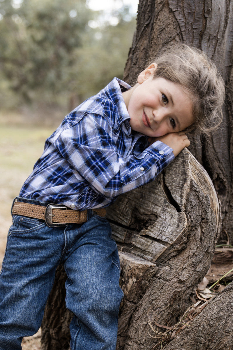 Pure Western Boys Mitchell L/S Shirt