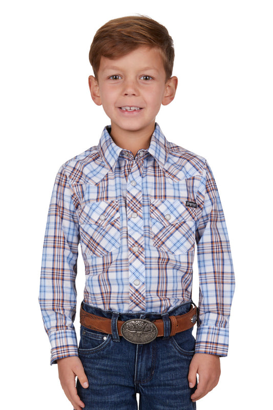 Pure Western Boys Lucas L/S Shirt