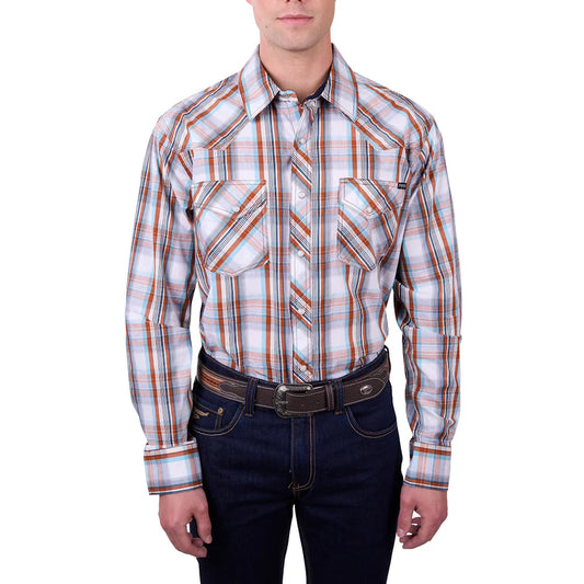 Pure Western Men's Axel L/S Shirt - Tan