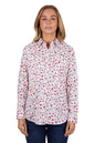 Hard Slog Womens Pearl 1/2 Button L/S Shirt