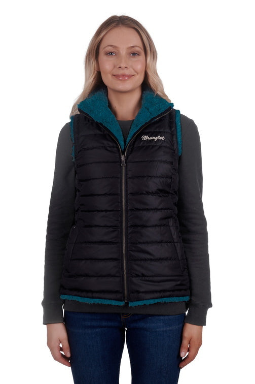 Wrangler Womens Montana Reversible Vest