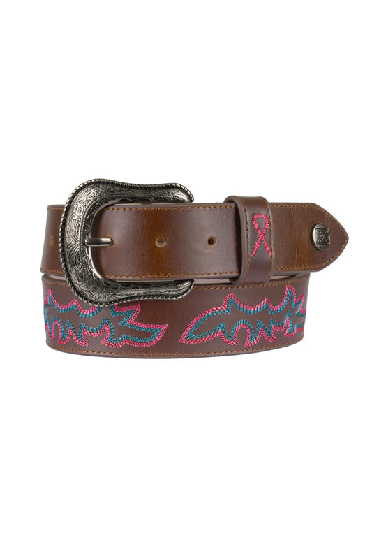 Twisted X® Pink Ribbon Belt