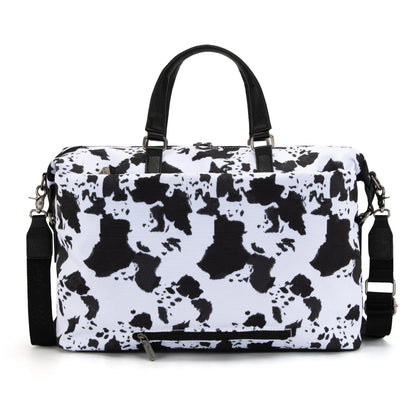 Wrangler Cow Print Collection Weekender Bag -Black