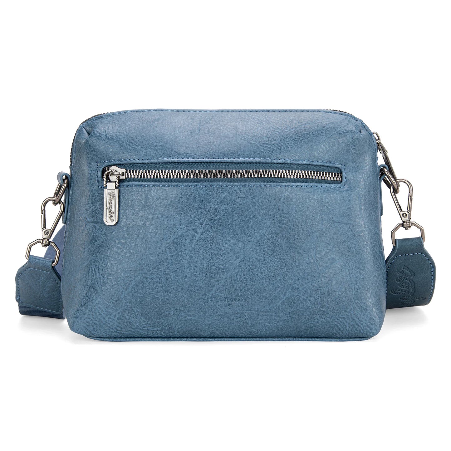 Wrangler Southwestern Knitted Crossbody Bag - Jean