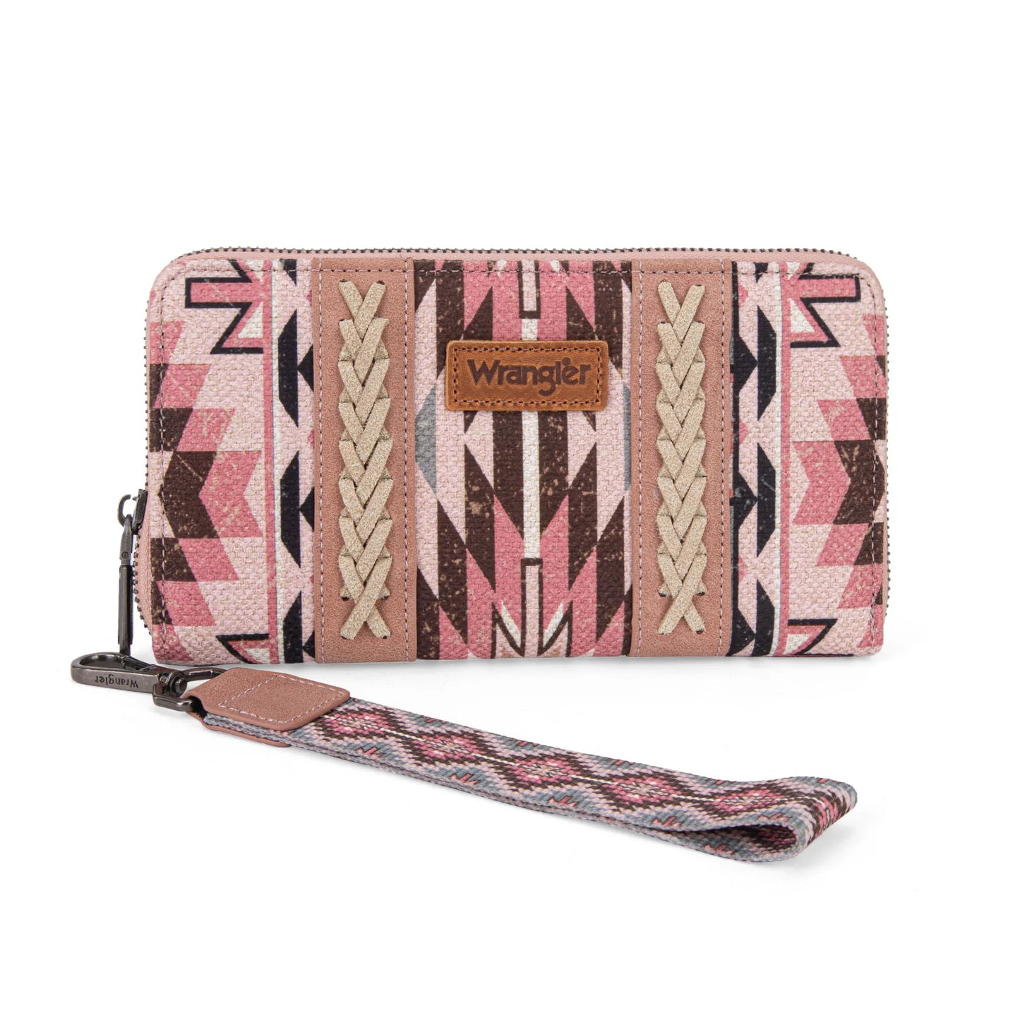 Wrangler Southwestern Art Print Wallet - PINK