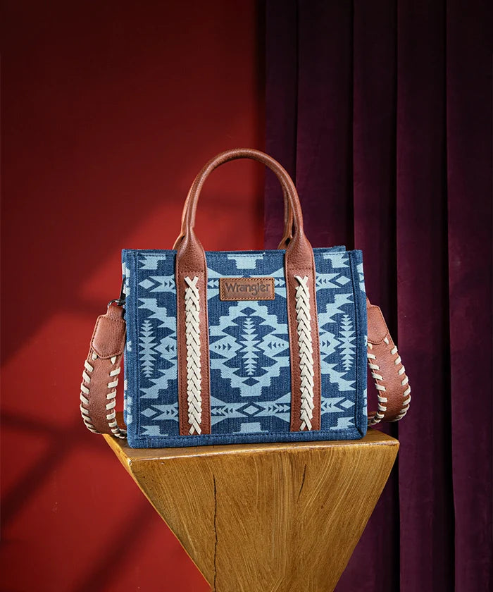 Wrangler Aztec Print Tote Bag