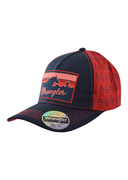 Wrangler Ladies Sigrid Cap Red/Navy