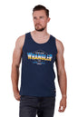 Wrangler Men's Domenic Singlet - Navy Marle