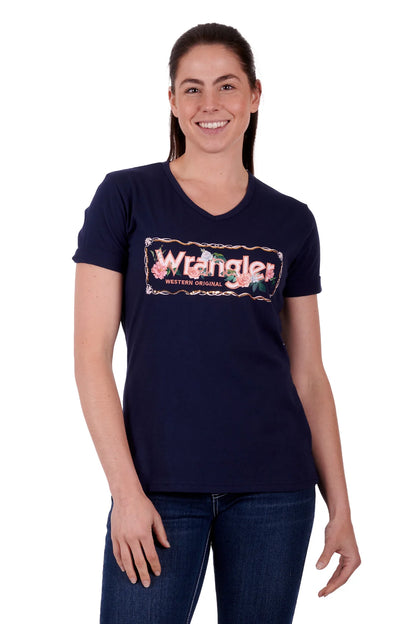 Wrangler Iris S/S Tee - Navy