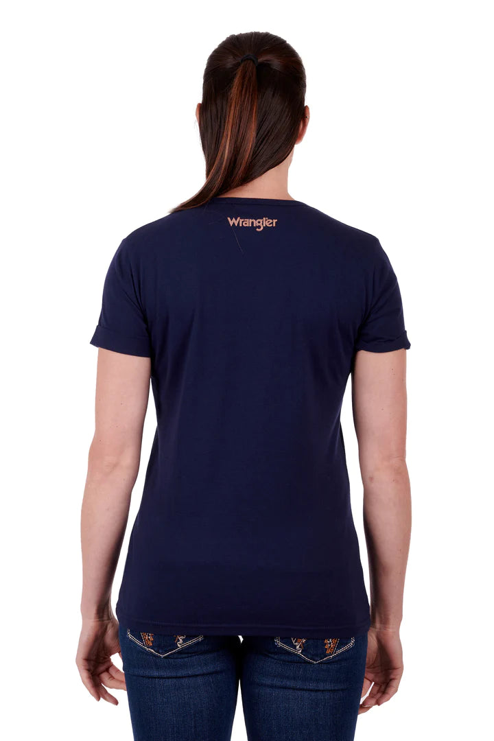 Wrangler Iris S/S Tee - Navy