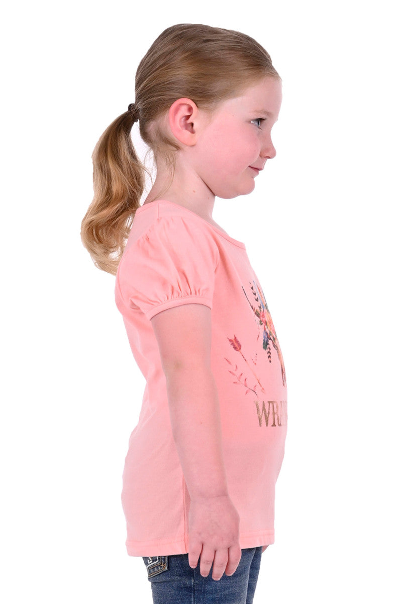 Wrangler Girls Paige S/S Tee - Blush