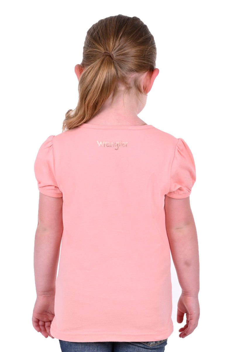 Wrangler Girls Paige S/S Tee - Blush