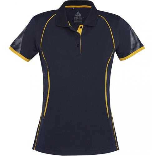 Ladies Razor Navy/Gold Polo