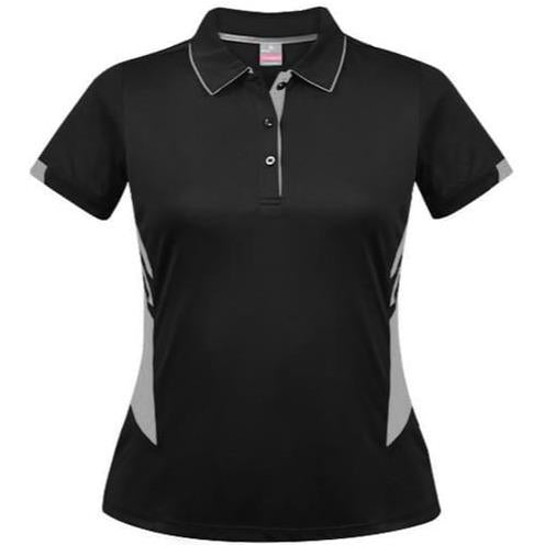 Tasmin Ladies Black/Ash Polo