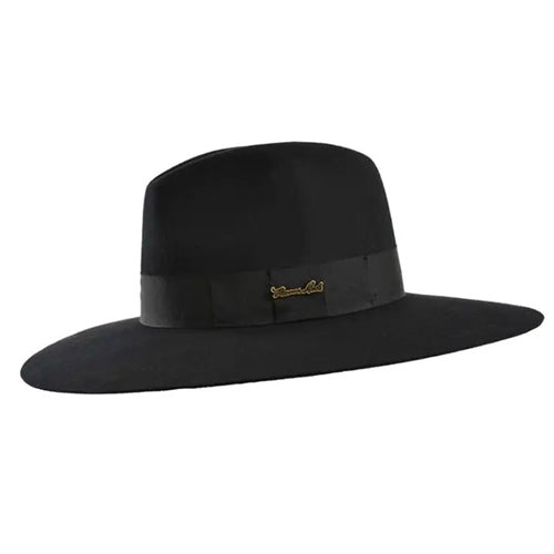 Augusta Crushable Wool Felt Hat Black